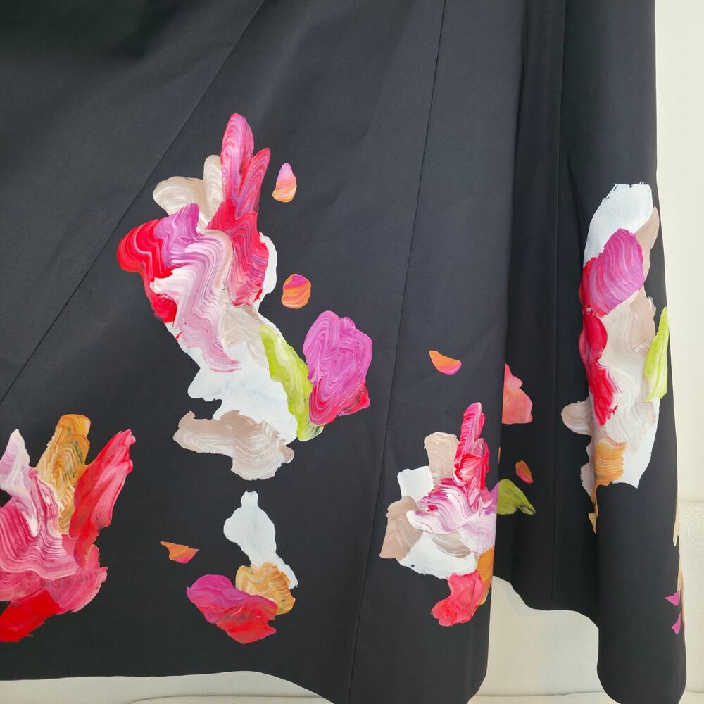 Acler Abstract Samstone Sleeveless A-Line Maxi Gown Dress Sz 6 NWOT - Picture 5 of 15